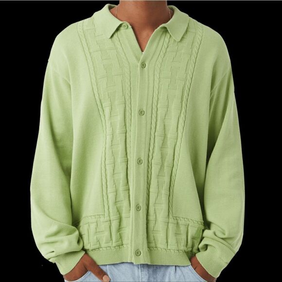 HUF Towner Knit Long Sleeve Knit - Picture 4 of 5